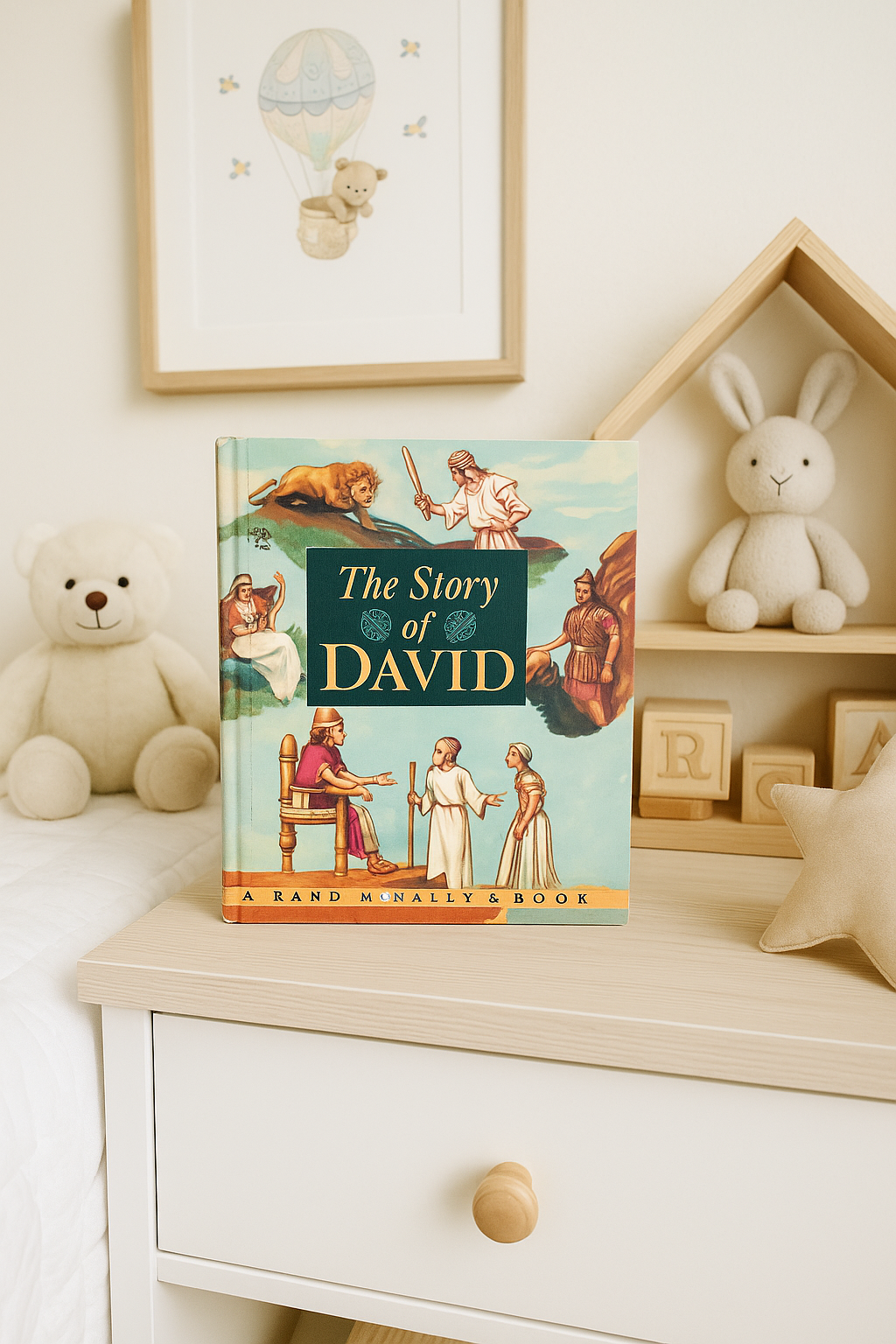 The Story of David – Rand McNally Book – Vintage Religious Children’s Hardcover