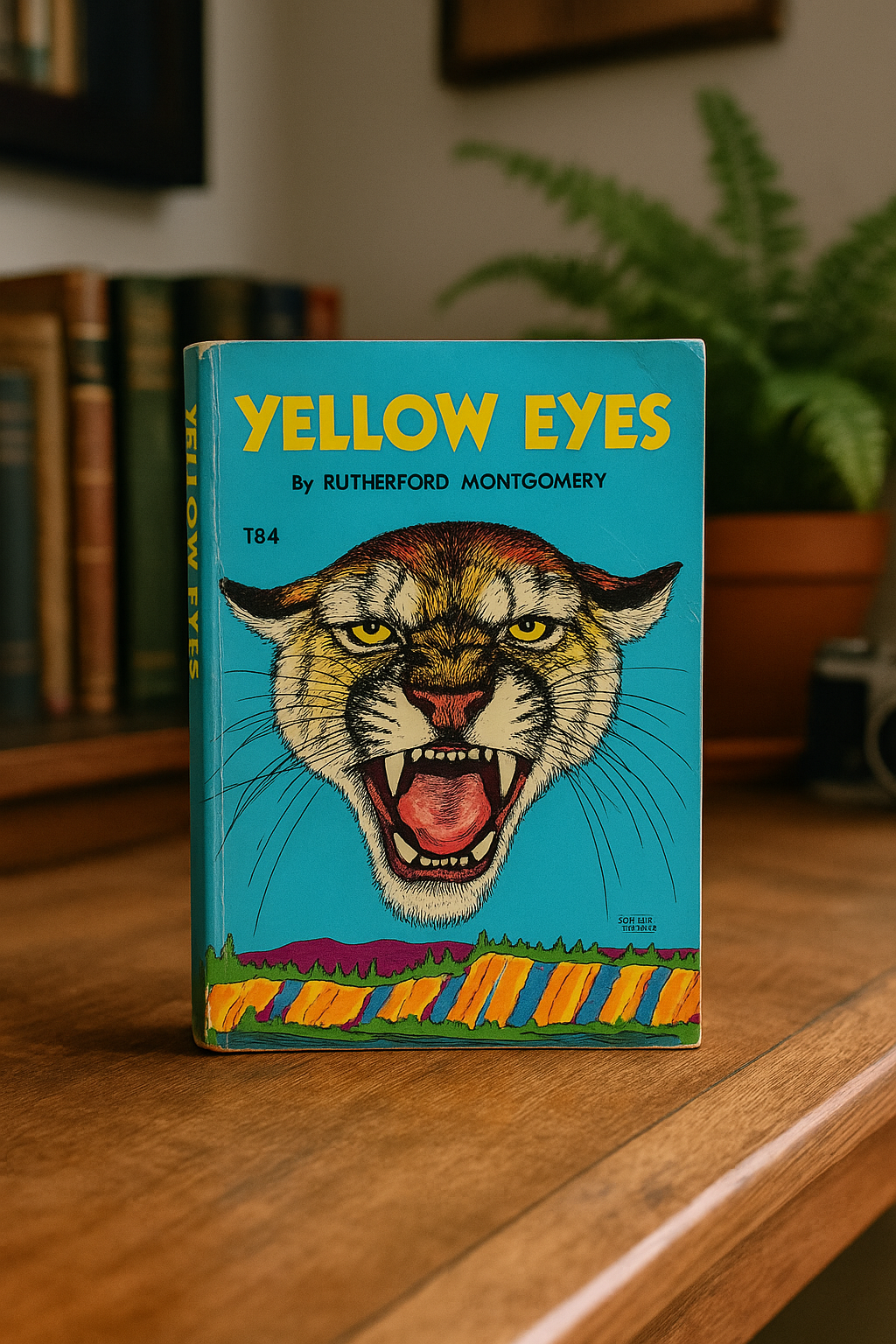 Yellow Eyes by Rutherford Montgomery – Vintage TAB Book (Teen Age Book Club Edition)