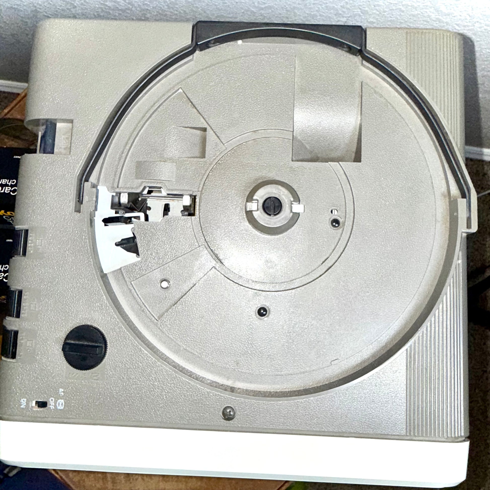 Vintage Telex Caramate Slide Projector Viewer + 2 Kodak Carousel Trays