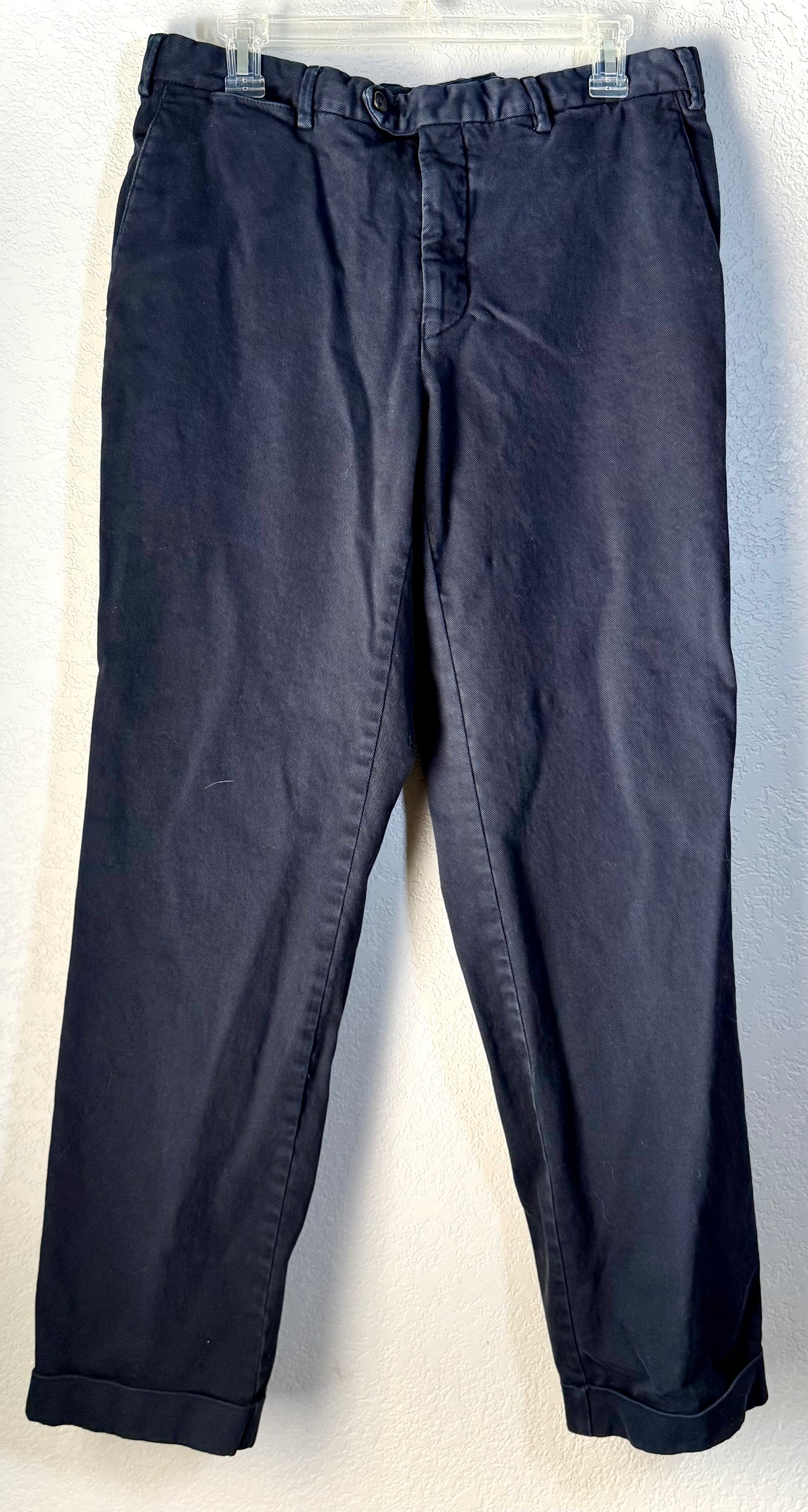Cordings Navy Italian-Made Chino Pants – Size 36
