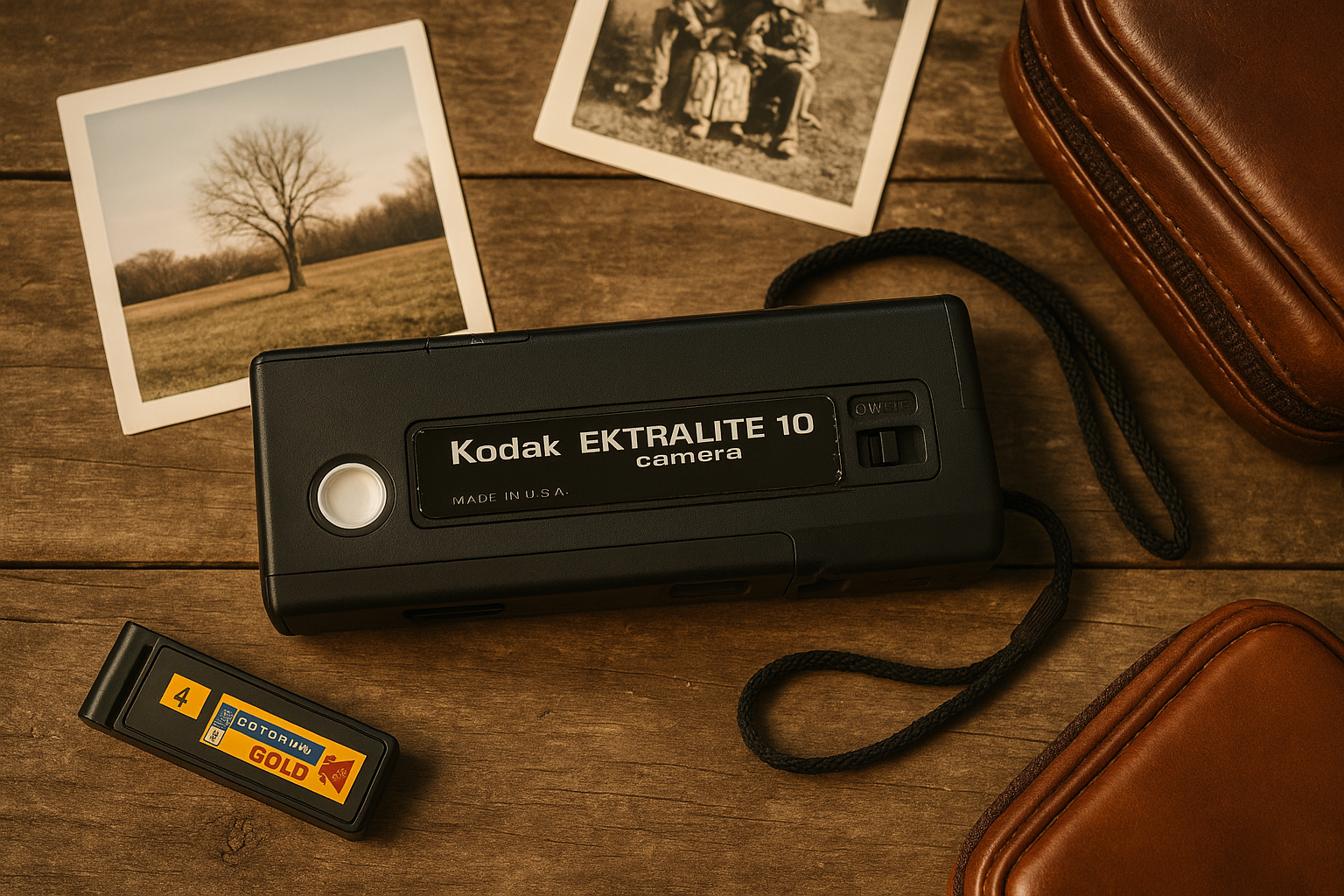 Kodak Ektralite 10 110 Film Camera – Vintage 1980s Pocket Camera (USA Made)