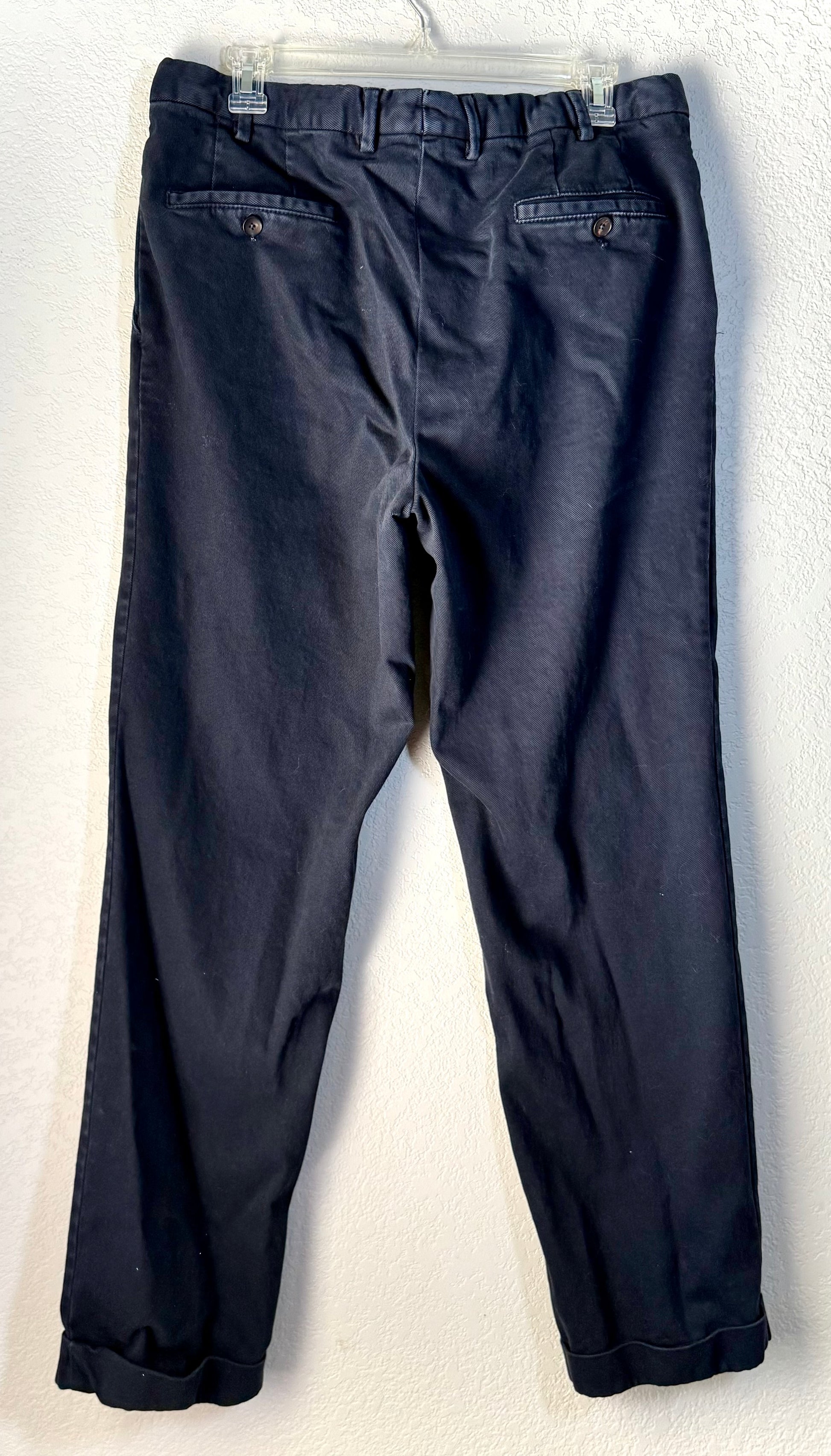 Cordings Navy Italian-Made Chino Pants – Size 36