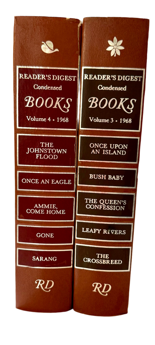 1968 Reader’s Digest Condensed Books – Vol. 3 & 4 (Matching Set)