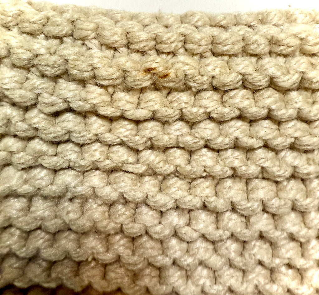 Handmade Knit Shoulder Bag – Cinnamon & Cream