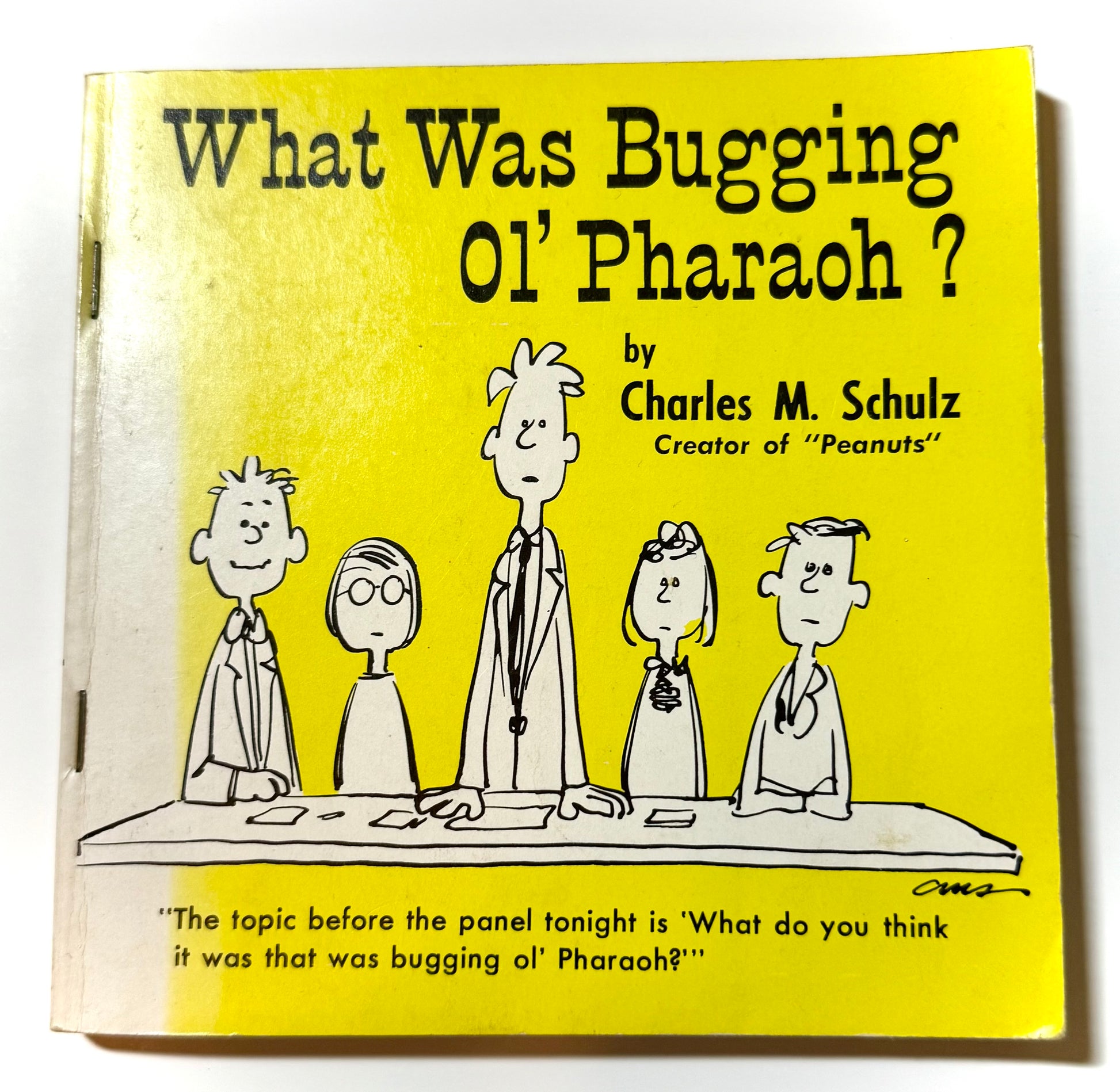 What Was Bugging Ol’ Pharaoh? by Charles M. Schulz – Vintage Christian Cartoon Booklet