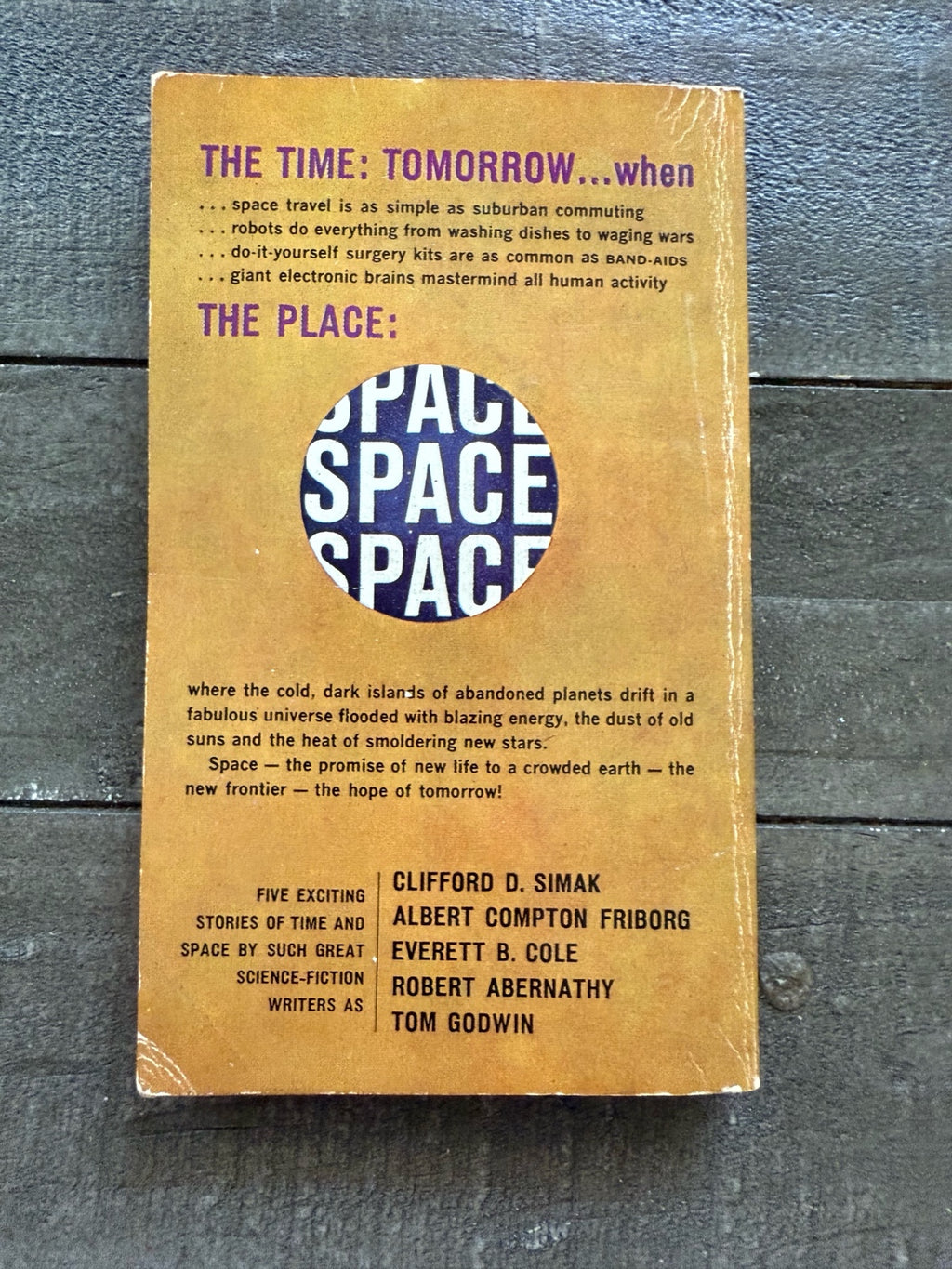 5 Tales From Tomorrow Selected by T.E. Dikty | Crest Book No. 4996 | Mid-Century Science Fiction Anthology