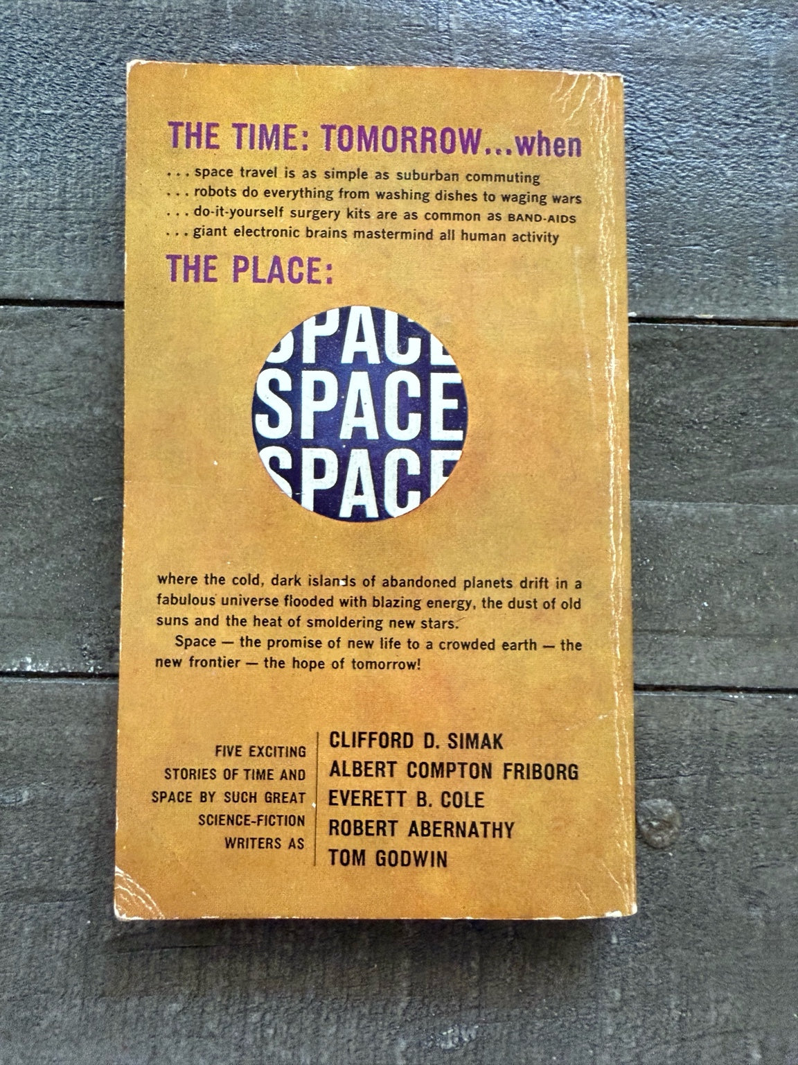 5 Tales From Tomorrow Selected by T.E. Dikty | Crest Book No. 4996 | Mid-Century Science Fiction Anthology