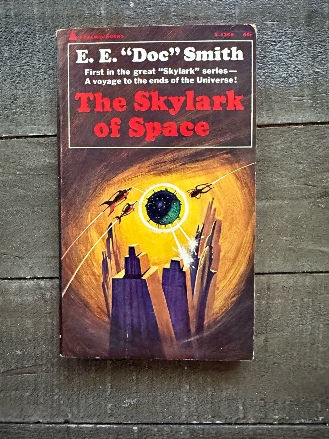 The Skylark of Space by E.E. “Doc” Smith – Vintage Pyramid Sci-Fi Paperback (1960s)
