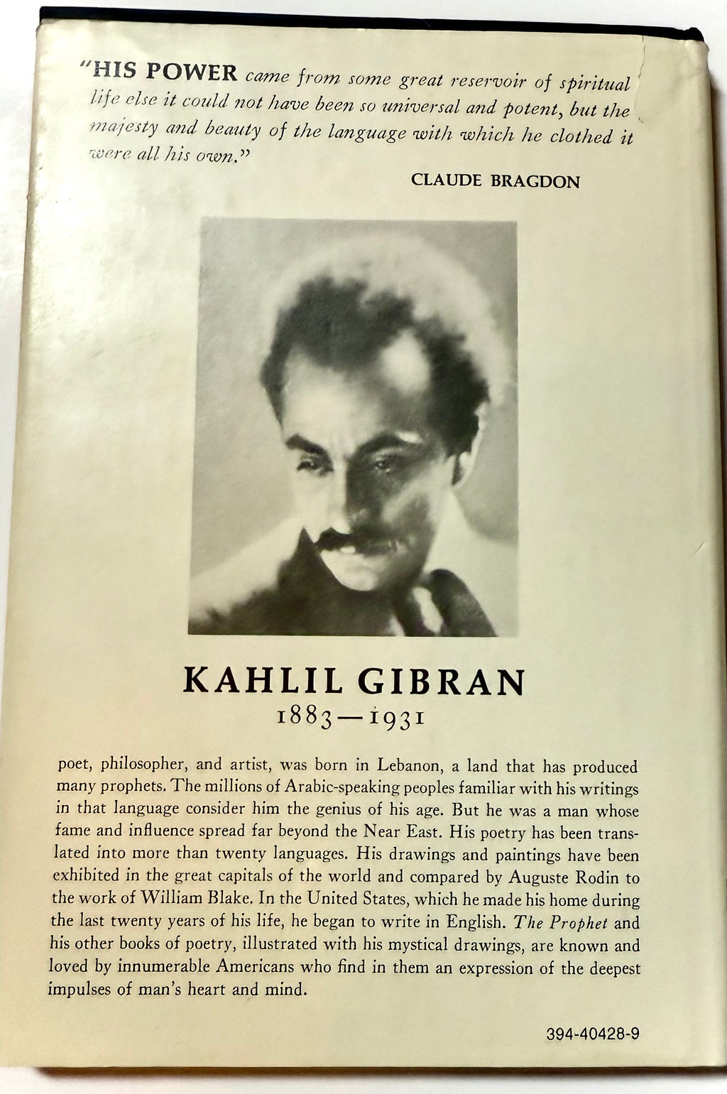 The Prophet by Kahlil Gibran – Vintage Hardcover with Dust Jacket (1970s Gift Edition)