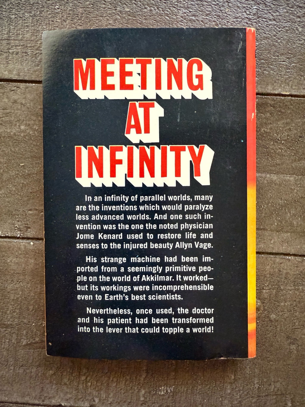 Meeting at Infinity by John Brunner