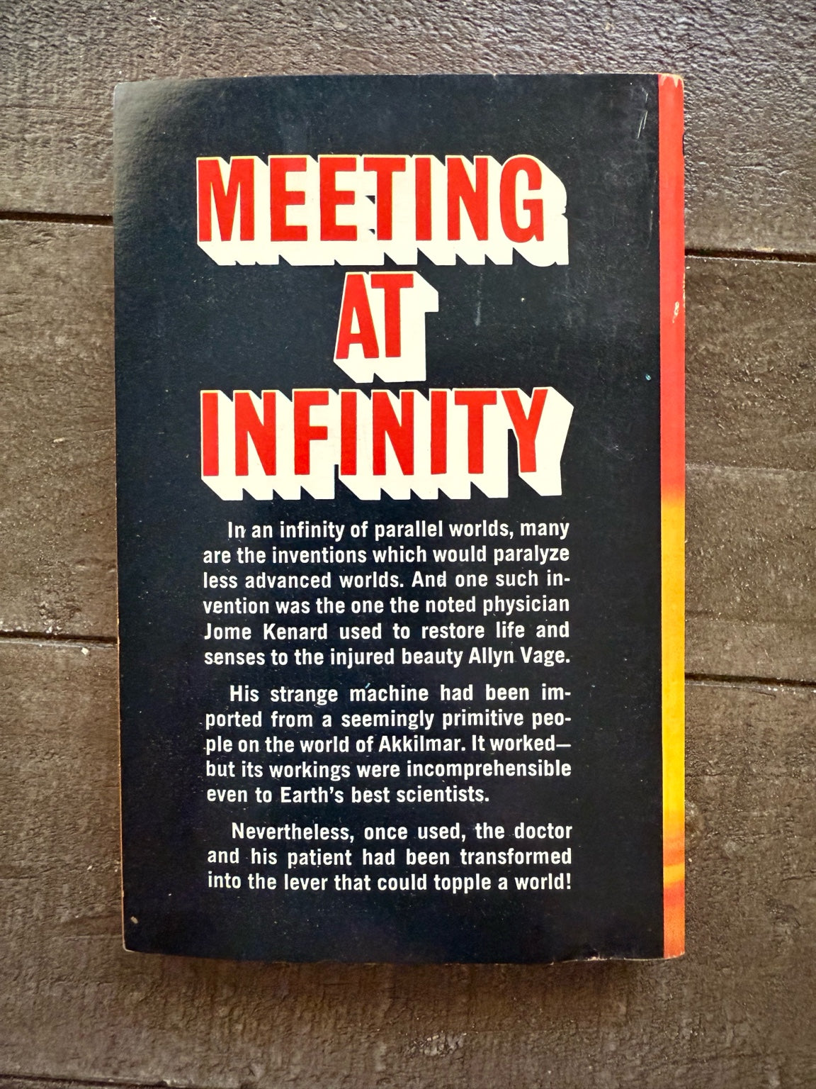 Meeting at Infinity by John Brunner