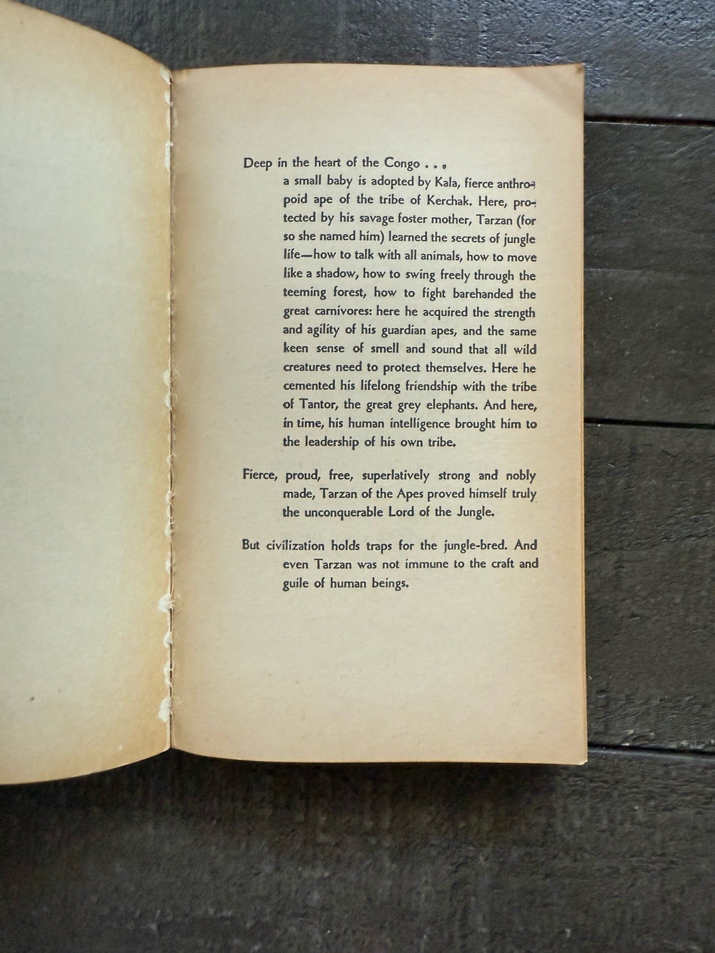 Tarzan of the Apes by Edgar Rice Burroughs