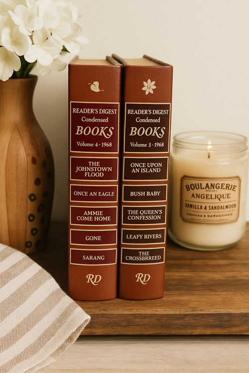 1968 Reader’s Digest Condensed Books – Vol. 3 & 4 (Matching Set)